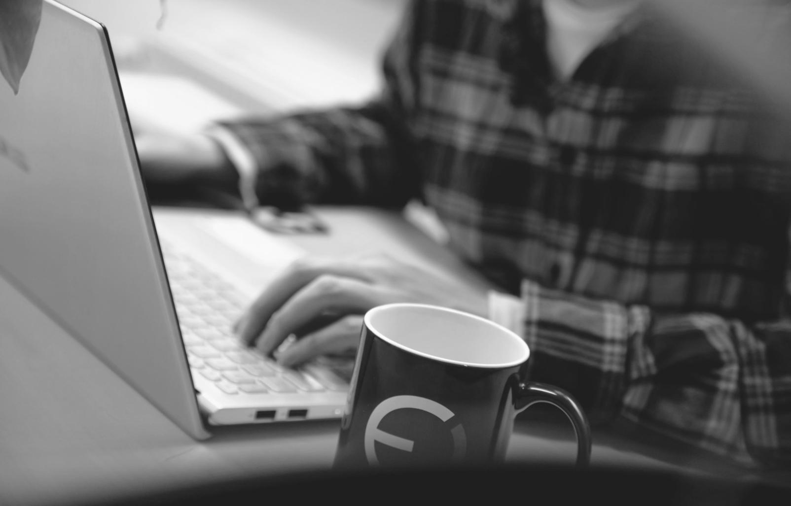 Student working on lighting design project in 3D software