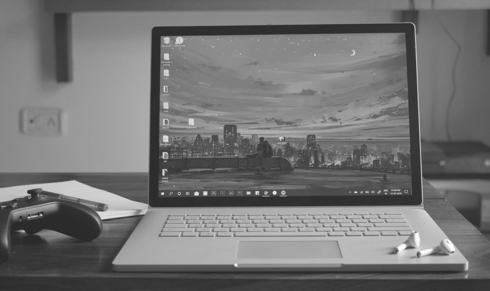 Our teaching space in Smithville equipped with workstations and lighting setups